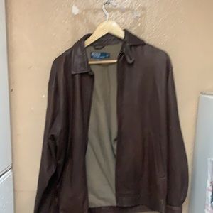 Polo by Ralph Lauren leather jacket.  Paid & 575